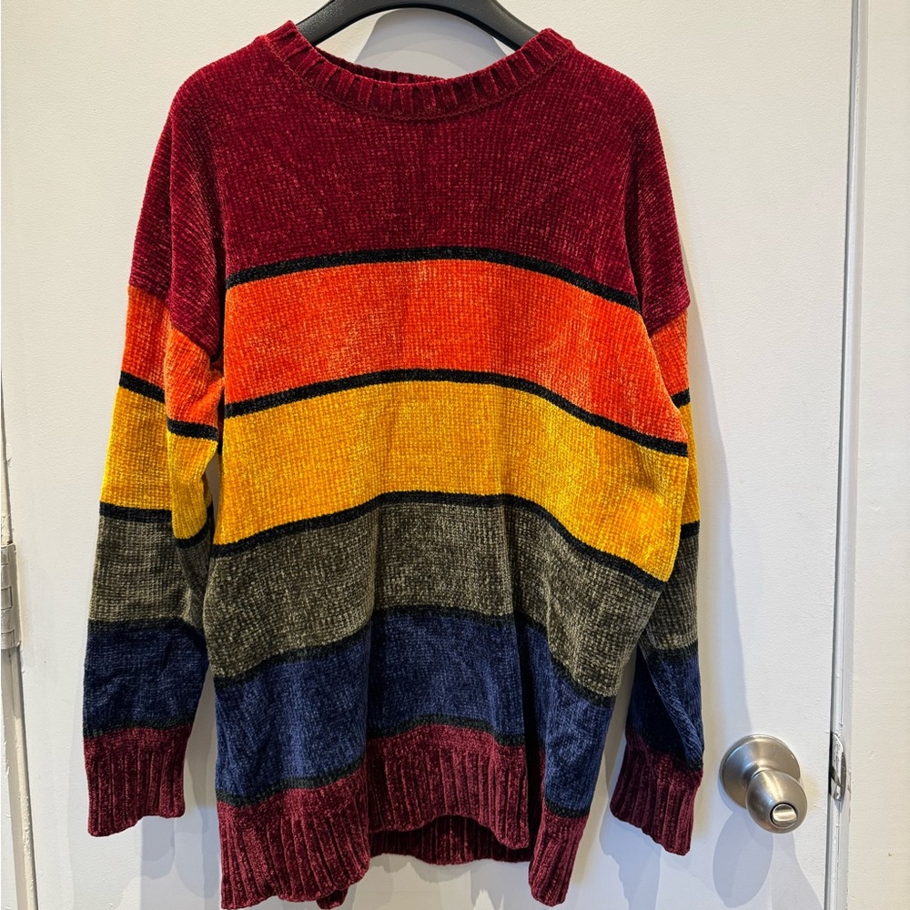 Forever21 Rainbow Long Sleeve Sweater